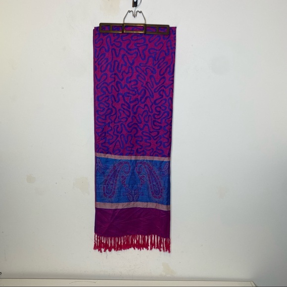 NWT Pashmina 100% Pashmina Cashmere Scarf/ Shawl - Picture 7 of 12